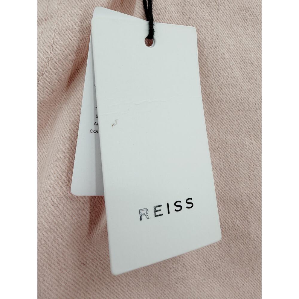 REISS Spruce Slim Fit Jeans Size 32 Waist NEW Pink Fabric Denim Mid Rise - Picture 3 of 10